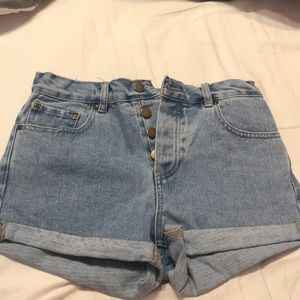 High waisted shorts